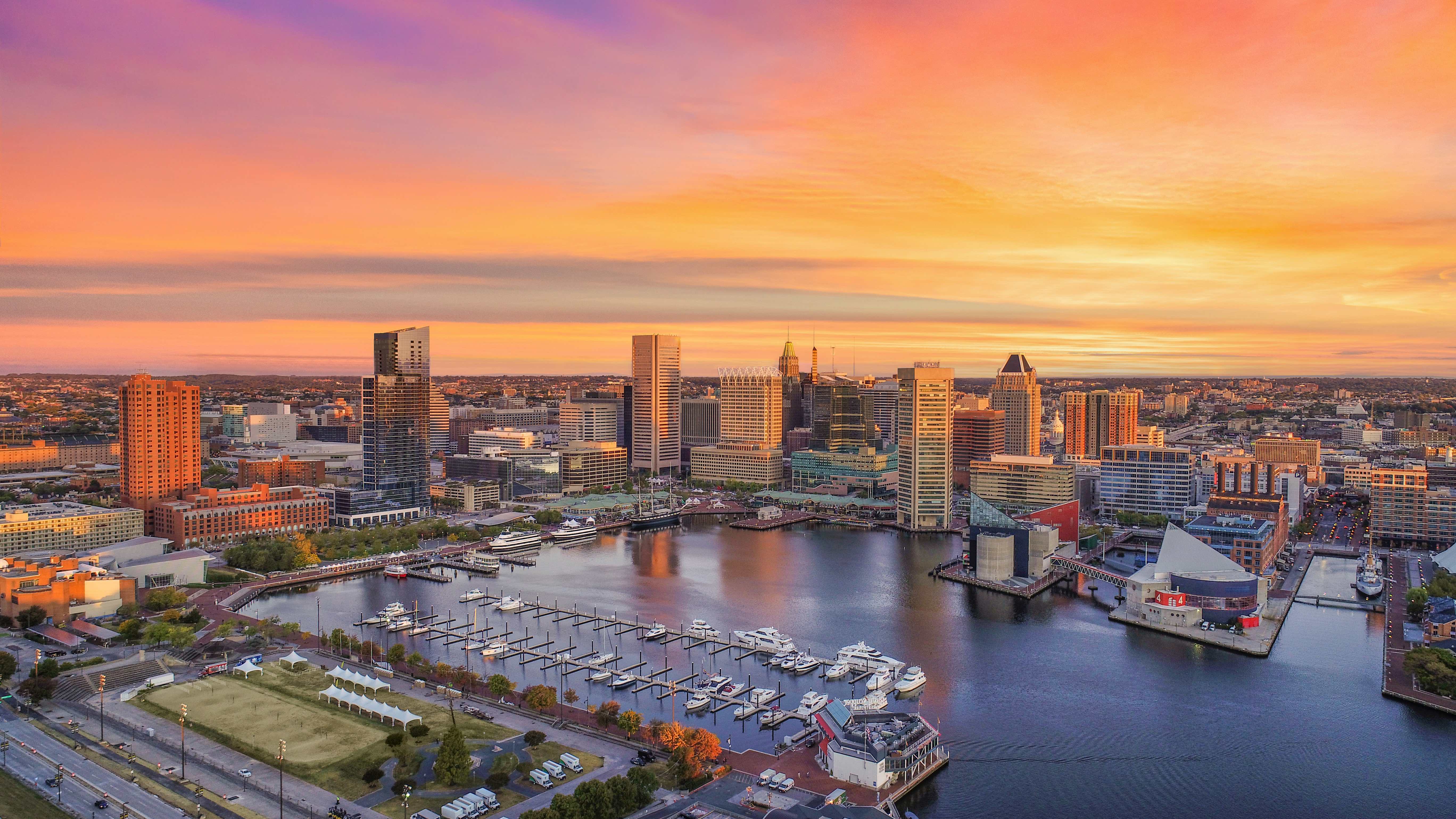 Downtown Baltimore and Inner Harbor